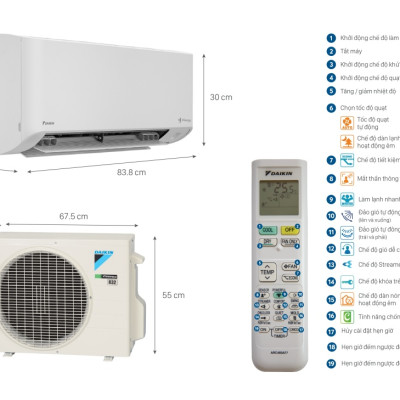 Máy lạnh Daikin Inverter 1.5 HP FTKY35WAVMV Mới 2022- Hàng chính hãng( Chỉ giao HCM)