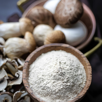 Bột Canh Nấm Chay Lý Tưởng 150g, Nguyên Chất Từ Nấm Thơm Ngon Đậm Vị An Toàn Cho Sức Khoẻ