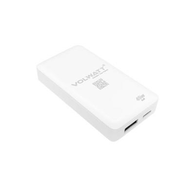 Củ sạc nhanh siêu mỏng Volwatt GE-45GS-C-A-MF 45W GaN Fast Charger - Hàng Chính Hãng Full box