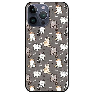 Ốp lưng dành cho Iphone 14 - Iphone 14 Plus - Iphone 14 Pro - Iphone 14 Pro Max - Họa Tiết Mèo Xám