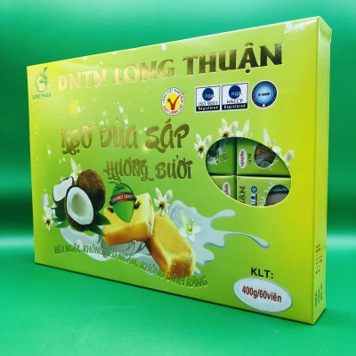 Kẹo dừa sáp Hương Bưởi - Long Thuận