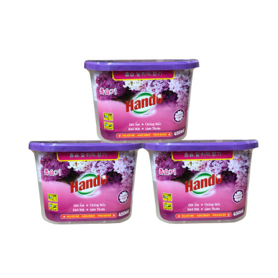 Combo 4 Hộp Hút Ẩm Khử Mùi Nấm Mốc Hương Lavender 450Ml