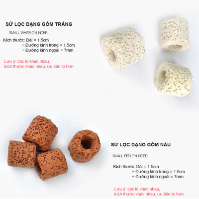 Sứ Lọc Bể Cá túi 1KG + Phân nền Dia MAX AQUA 2KG trồng cây thủy sinh hồ cá