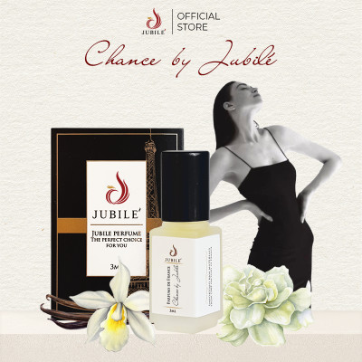 Chance by Jubilé - Tinh dầu nước hoa Pháp Nữ Minisize Dạng lăn 3ml Thơm Lâu, Sang Trọng, Quyến Rũ
