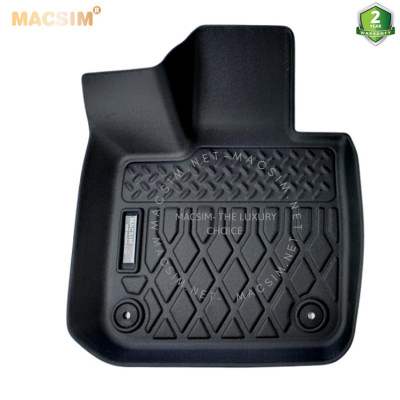 Thảm lót sàn xe ô tô VinFast VF8 Nhãn hiệu Macsim chất liệu nhựa TPE cao cấp màu đen