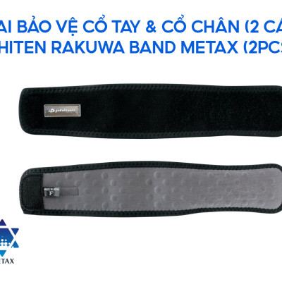 Đai quấn cổ tay và cổ chân Phiten - Titanband Rakuwa (2 Cái) TB194001