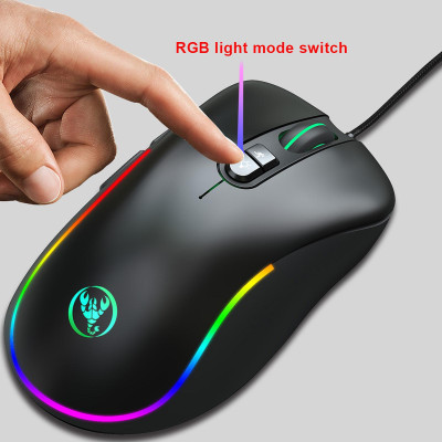 Tổ hợp bàn phím và chuột HXSJ J300 + V500  chơi game có thể lập trình ánh sáng RGB + Bàn phím chơi game một tay