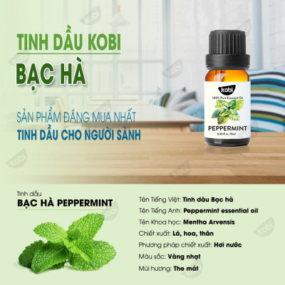 Combo 3 Tinh Dầu Kobi Nhập Khẩu Ấn Độ: Tinh Dầu Bạc Hà (30ml) + Tinh Dầu Oải Hương (30ml) + Tinh Dầu Vỏ Bưởi (30ml) - Tinh Dầu Thiên Nhiên Nguyên Chất, Giúp Giảm Stress, Xua Đuổi Côn Trùng Và Khử Mùi Hiệu Quả, Thích Hợp Dùng Với Đèn Xông Và Máy Khuếch Tá