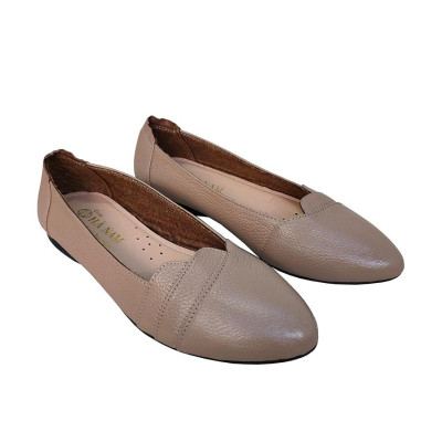 Giày Búp Bê Nữ Đế Bệt HÀ NAM Da Bò Thật Cao Cấp GBBN2061