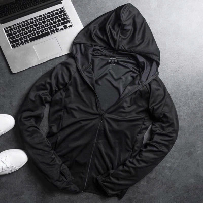 Áo Chống Nắng Nam 2 Lớp Cotton UPF50+ | Vải Kim Cương | Làm Mát | Thời Trang | Đa Dụng Size L 47-56kg MÀU ĐEN - XANH ĐEN
