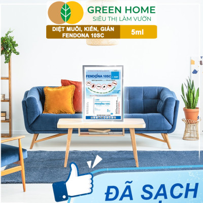 Thuốc Diệt Muỗi Greenhome, Fendona 10sc, Gói 5ml, Hiệu Quả, Không Mùi, Dễ Dùng, Diệt Gián, Ruồi, Kiến Ba Khoang