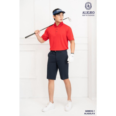 Quần short mogway màu navy kẻ nhỏ QSMOG.1
