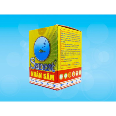[Combo 20 lọ] Nước Yến sào Khánh Hòa Sanest Fucoidan Nhân sâm đóng lọ 70ml - 700-21%