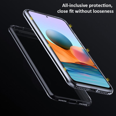 Ốp lưng silicon dẻo cho Redmi Note 10 Pro 5G / Note 10 Pro Plus hiệu Ultra Thin trong suốt mỏng 0.6mm độ trong tuyệt đối chống trầy xước - Hàng nhập khẩu