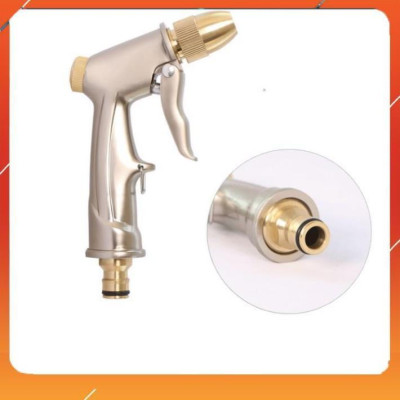 Vòi Xịt️Evoucher Bộ dây vòi xịt nước rửa xe, tưới cây , tăng áp 3 lần, loại 15m 206701-1 đầu đồng,cút,nối đồng+  đai