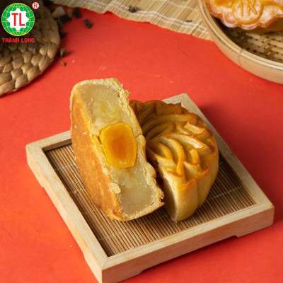 Hộp bánh trung thu 2 bánh 2 trứng 220g - Combo H - Thành Long (440g)