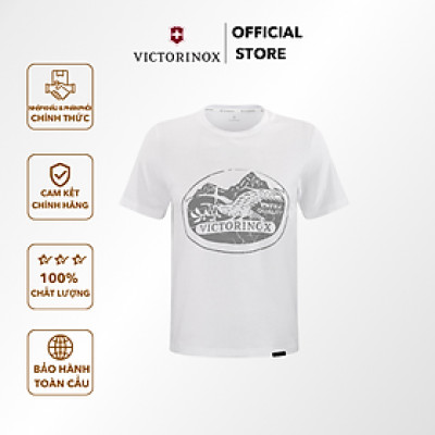 Áo thun Victorinox Brand Collection Heritage Graphic Tee - White