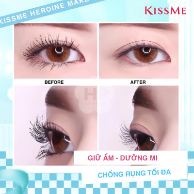 Mascara Mini Làm Tơi Mi Không Lem Trôi Kissme Heroine Make