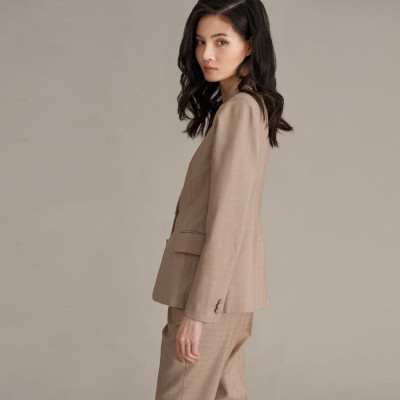 Set Suits kiểu 1 cúc màu be 2NDDATE