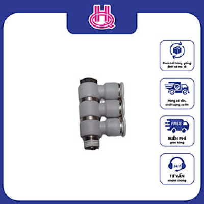 Đầu nối ống khí nén ren ngoài Pneumax series PPHT 2 Port Male Run - PPHT 3 Port Male Run - Hàng chính hãng