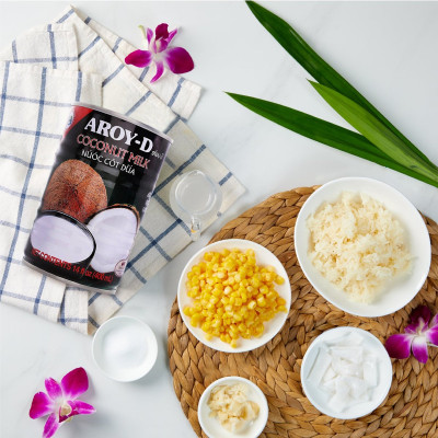 Nước Cốt Dừa Aroy-D 165ml - Nhập Khẩu Thái Lan | Aroy-D Coconut Milk 165ml
