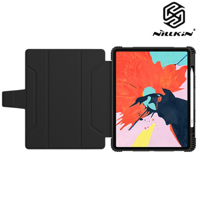 Bao da siêu chống sốc cho iPad Pro 11 inch 2018 hiệu Nillkin có ngăn đựng bút - Hàng chính hãng
