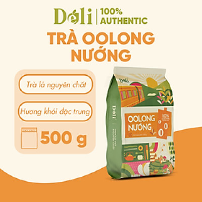 Trà Oolong Nướng Déli - 500gr - chuyên dùng pha chế trà sữa, trà trái cây.
