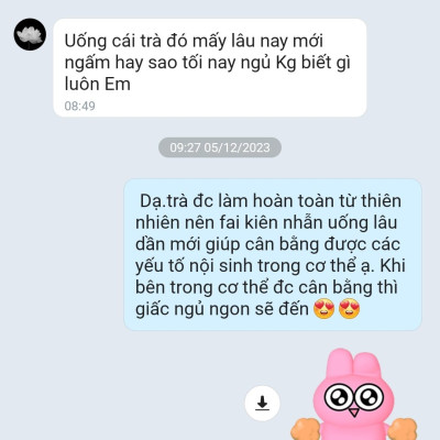 trà giúp ngủ ngon giấc đẹp da, Trà Đồng Dao bổ sung nhiều tim sen và các loại thảo dược quý hiếm giúp lấy lại giấc ngủ ngon an lành, túi 33 gói