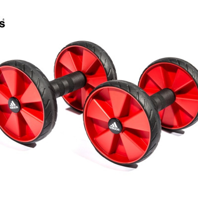 Bánh Xe Đẩy, Con Lăn Tập Bụng Chính Hãng ADIDAS ADAC-11604 Core Rollers (1 Cặp) - Tập Fitness, Gym