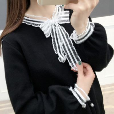 Áo Len Nữ Cổ Thắt Nơ Xinh ALN027 MayHomes