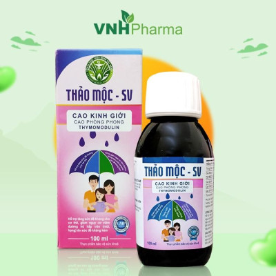 Combo 3 Chai Siro Thảo Mộc SV Cao Kinh Giới - Giảm Ho, Tăng Sức Đề Kháng, Giảm Viêm Đường Hô Hấp