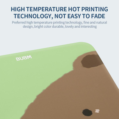 Bàn di chuột hoạt hình BUBM Mềm mại Nhiều lựa chọn Thiết kế đáng yêu Lót silicone Mịn & Bền Không trơn trượt 