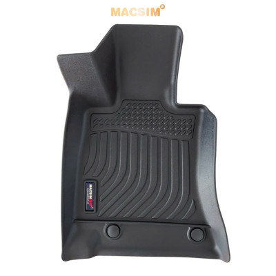 Thảm lót sàn sd Mercedes E w2014 2024+ Nhãn hiệu Macsim chất liệu nhựa TPE cao cấp màu đen