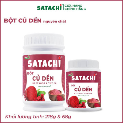Bột Củ Dền nguyên chất SATACHI. Bổ sung sắt, thanh lọc cơ thể. Hộp 68g