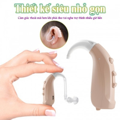Máy trợ thính không dây mini Axon F-998 - có bộ lọc tiếng ồn hiện đại - Tặng kèm hộp đựng