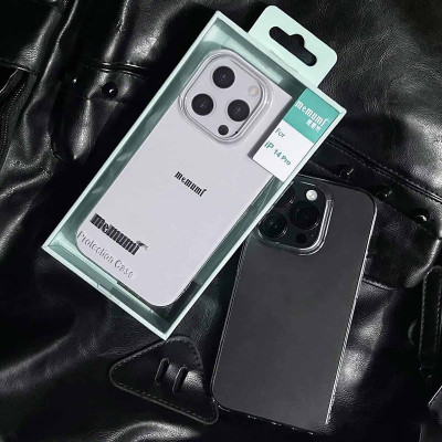 Ốp lưng siêu mỏng 0.3mm chống ố cho iPhone 17 Pro Max / 17 Pro / 17 Air / 17 / 16 Pro Max / 16 Pro / 16 Plus / 16 hiệu Memumi Crystal thiết kế ôm sát máy, chống sốc , chống trầy xước - Hàng nhập khẩu 