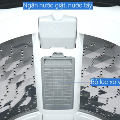 NA-F85A9BRV - Máy giặt cửa trên Panasonic 8.5 Kg không inverter NA-F85A9BRV - Hàng Chính Hãng [Chỉ Giao Tại HCM] 