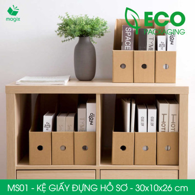 MS01 - 26x10x30 cm - Bộ 5 kệ hồ sơ, Kệ giấy đựng hồ sơ