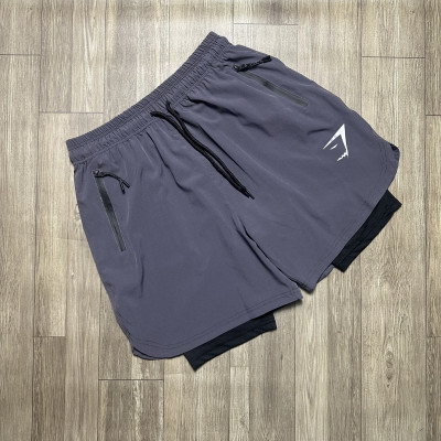 Quần đùi 2 lớp tập gym nam DOGYMSHOP chất vải dù thoáng mát QG2L5