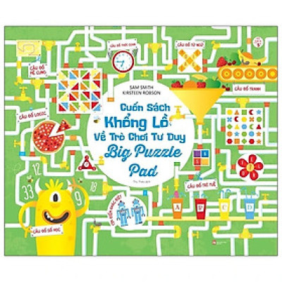 Cuốn Sách Khổng Lồ Về Trò Chơi Tư Duy - Big Puzzle Pad