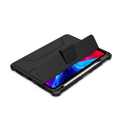 Bao da dành cho iPad iPro 11 (2021) M1 hàng chính hãng Nillkin Bumper Leather có nắp bảo vệ camera
