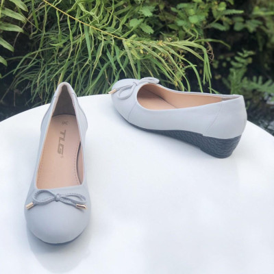 Giày búp bê nữ đế xuồng hot trend thời trang đính nơ siêu độc 21434