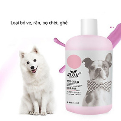 Sữa tắm cao cấp cho chó mèo DORRIKEY (510ml), dưỡng mượt lông cho thú cưng