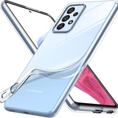 Ốp lưng silicon dẻo trong suốt mỏng 0.6mm cho Samsung Galaxy A73 5G hiệu Ultra Thin độ trong tuyệt đối chống trầy xước - Hàng nhập khẩu