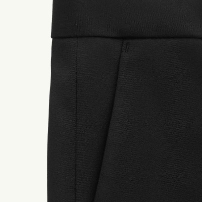 Quần vải / Quần tây nam màu Đen ống suông Form Slim - RT 10F24PFO044 | ROUTINE CÀ MAU