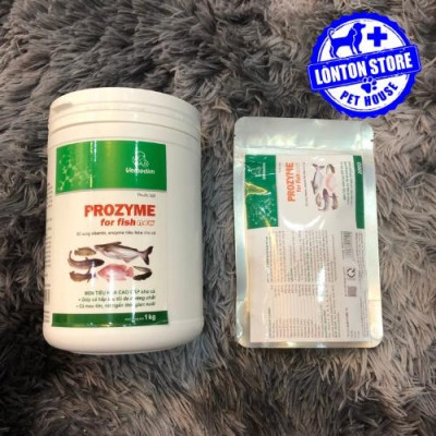 Prozyme for fish new, Men bổ sung vitamin và enzyme tiêu hóa cho Cá, Lươn, Ốc, hộp 1kg