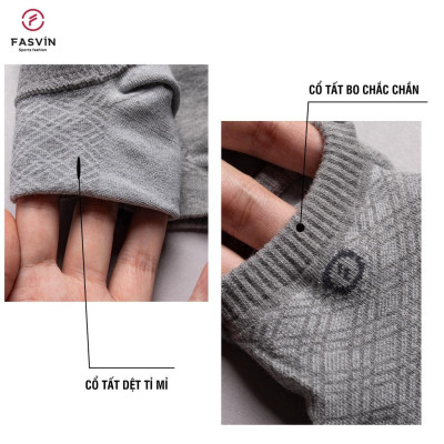 Tất Nam Cổ Thấp FASVIN Mềm Mịn Co Giãn Tốt TCT22904.HN