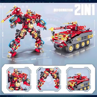 MINGDI - K3113 - Láp Ráp Robot Chỉ Huy Thép (797 Chi Tiết)