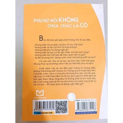 Sách Phụ Nữ Nói Không Chưa Chắc Là Có - Minh Long