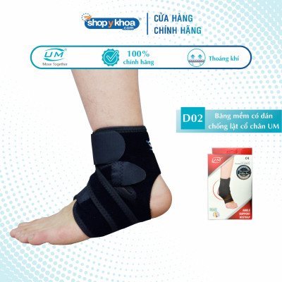 Băng mềm có dán chống lật cổ chân United Medicare (D02)